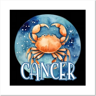 Cancer in Watercolor Posters and Art